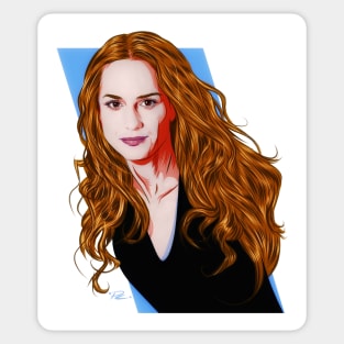 Holly Hunter - An illustration by Paul Cemmick Sticker